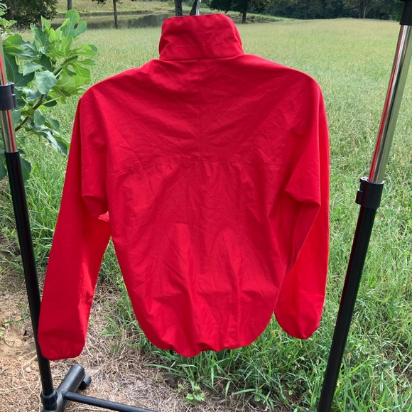Vintage Patagonia 1998 Full Zip Mens Windbreaker Jacket POP OF BRIGHT RED COLOR - Picture 3 of 7